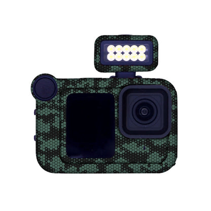 For GOPro HERO13 Black Camera Stickers Body Protective Film, Style: 16 Snake Scale Green by bashfashion