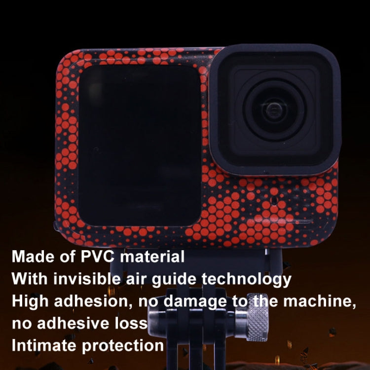 For GOPro HERO13 Black Camera Stickers Body Protective Film, Style: 08 Circuit White by bashfashion