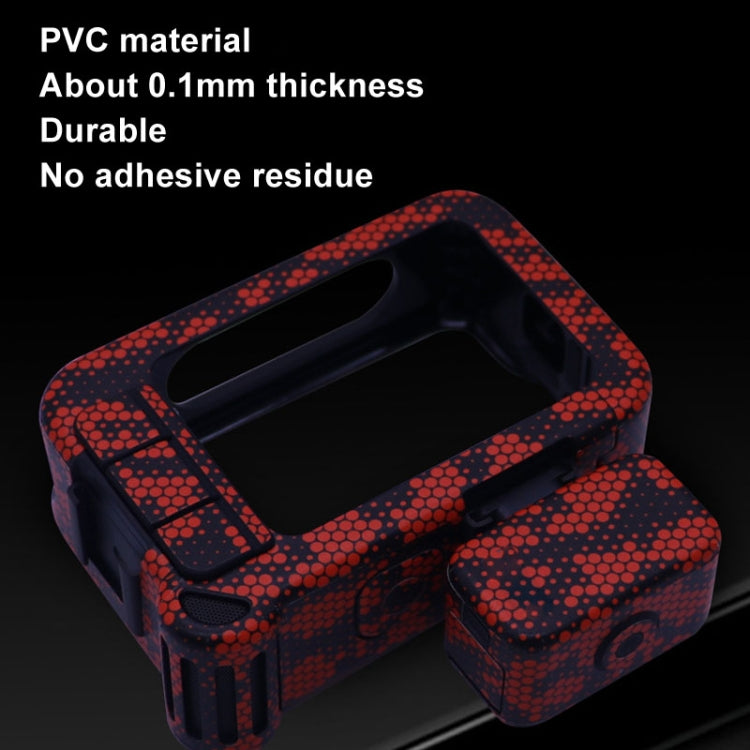 For GOPro HERO13 Black Camera Stickers Body Protective Film, Style: 11 Circuit Red by bashfashion