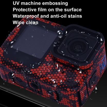 For GOPro HERO13 Black Camera Stickers Body Protective Film, Style: 13 Snake Scale Black by bashfashion