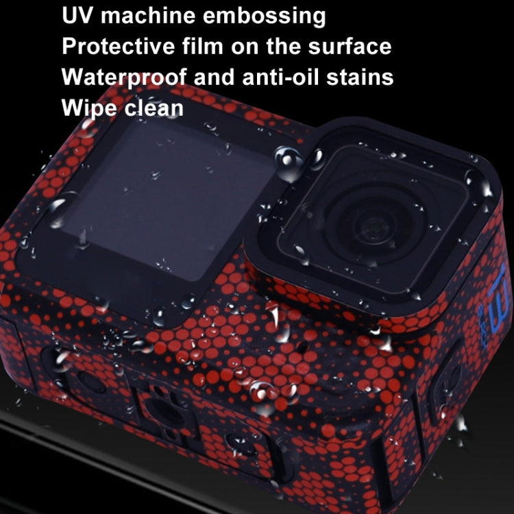 For GOPro HERO13 Black Camera Stickers Body Protective Film, Style: 12 Circuit Blue by bashfashion