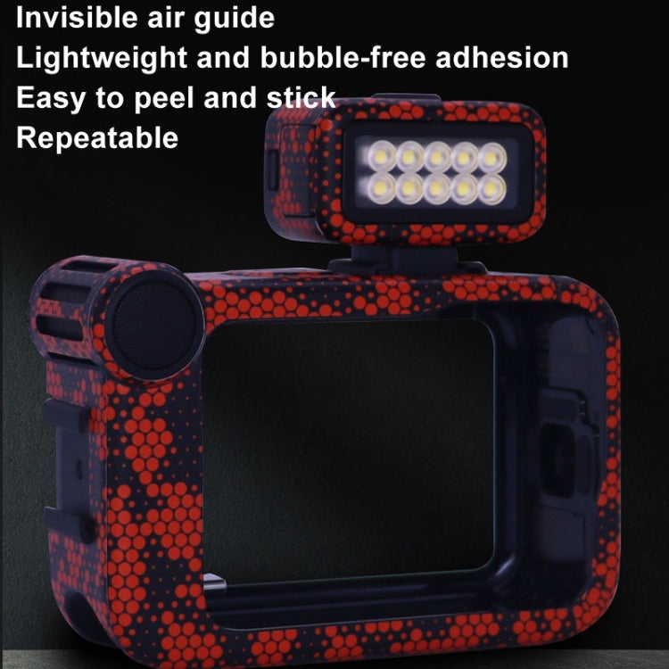 For GOPro HERO13 Black Camera Stickers Body Protective Film, Style: 11 Circuit Red by bashfashion