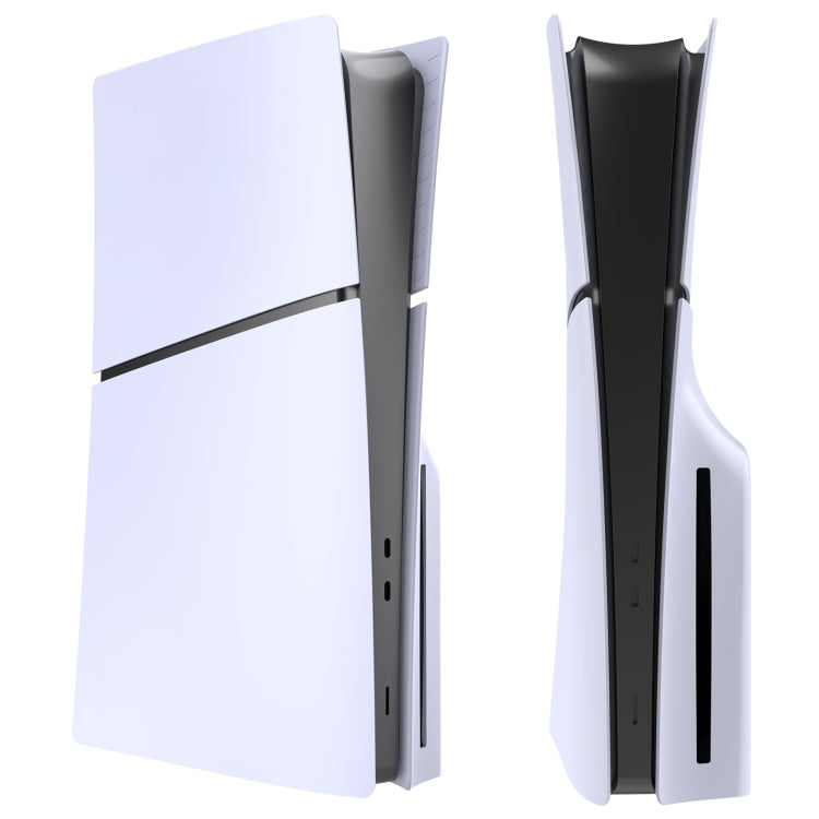 For PS5 Slim Replacement Faceplate Shell Detachable Protective Case, Model: Disc Edition White by bashfashion