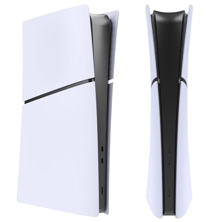 For PS5 Slim Replacement Faceplate Shell Detachable Protective Case, Model: Digital Edition White by bashfashion