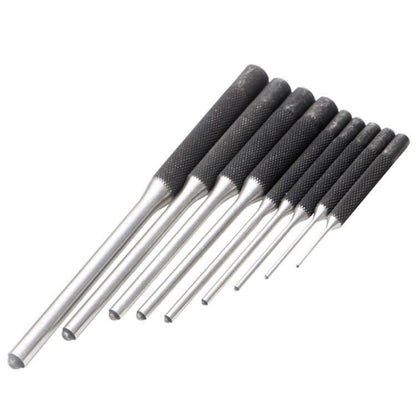 9-in-1 Heavy Duty Roll Pin Punch Set Round Punch Removal Tools, Spec: with Hammer by bashfashion