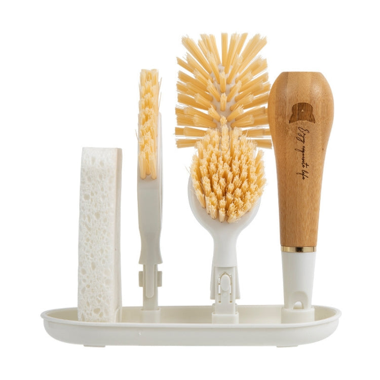 Kitchen 4 in 1 Cleaning Brush Set for Cleaning Pots / Bowls / Gaps / Cups by bashfashion