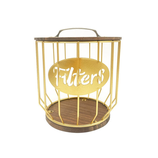 Coffee Capsule Filter Storage Basket Home Kitchen Decorations, Color: F Gold by bashfashion