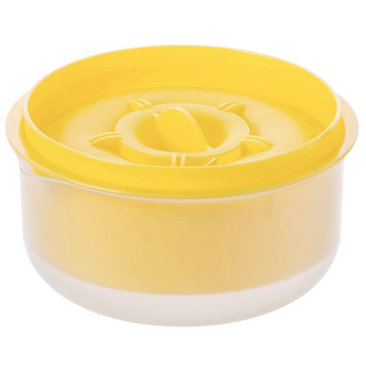 Large Capacity Egg White Egg Yolk Separator with Storage Box Bakeware Kitchen Tools(Yellow) by bashfashion