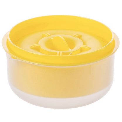 Large Capacity Egg White Egg Yolk Separator with Storage Box Bakeware Kitchen Tools(Yellow) by bashfashion
