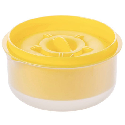 Large Capacity Egg White Egg Yolk Separator with Storage Box Bakeware Kitchen Tools(Yellow) by bashfashion