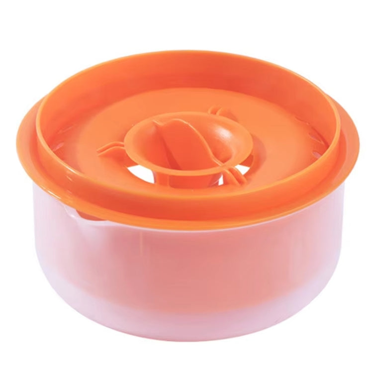 Large Capacity Egg White Egg Yolk Separator with Storage Box Bakeware Kitchen Tools(Orange) by bashfashion