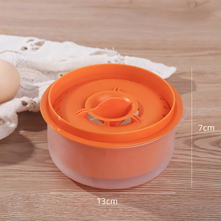 Large Capacity Egg White Egg Yolk Separator with Storage Box Bakeware Kitchen Tools(Orange) by bashfashion