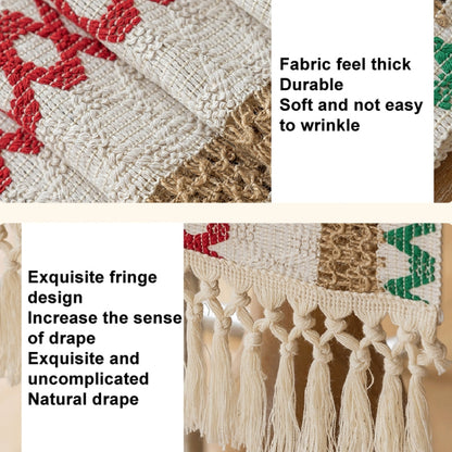 33x91cm Christmas Towel Embroidery Table Flag Simple Tablecloths(Love Ring) by bashfashion