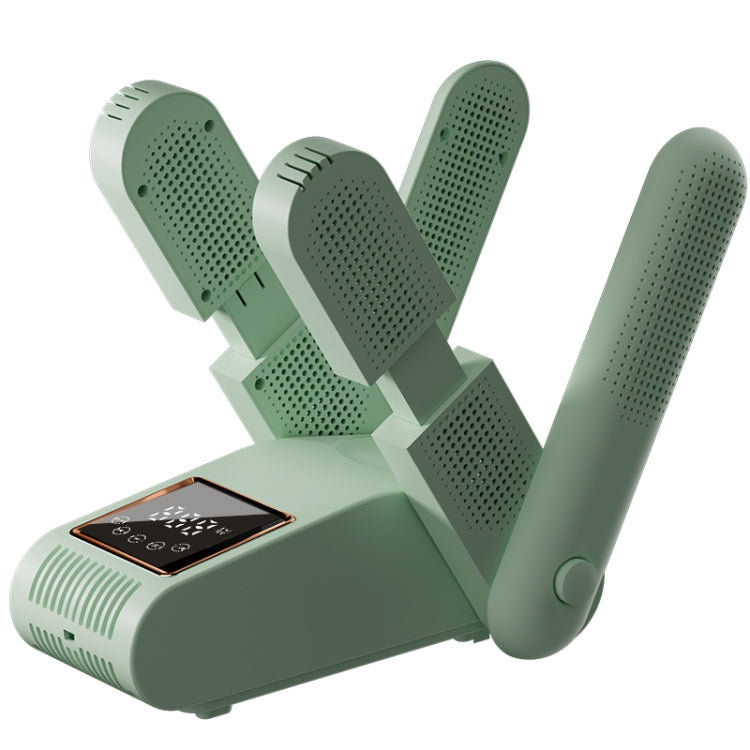UV Antibacterial LED Touch Intelligent Constant Temperature Shoe Dryer, Spec: US Plug(Green) by bashfashion