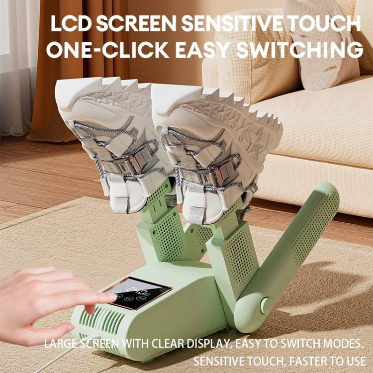 UV Antibacterial LED Touch Intelligent Constant Temperature Shoe Dryer, Spec: US Plug(Green) by bashfashion