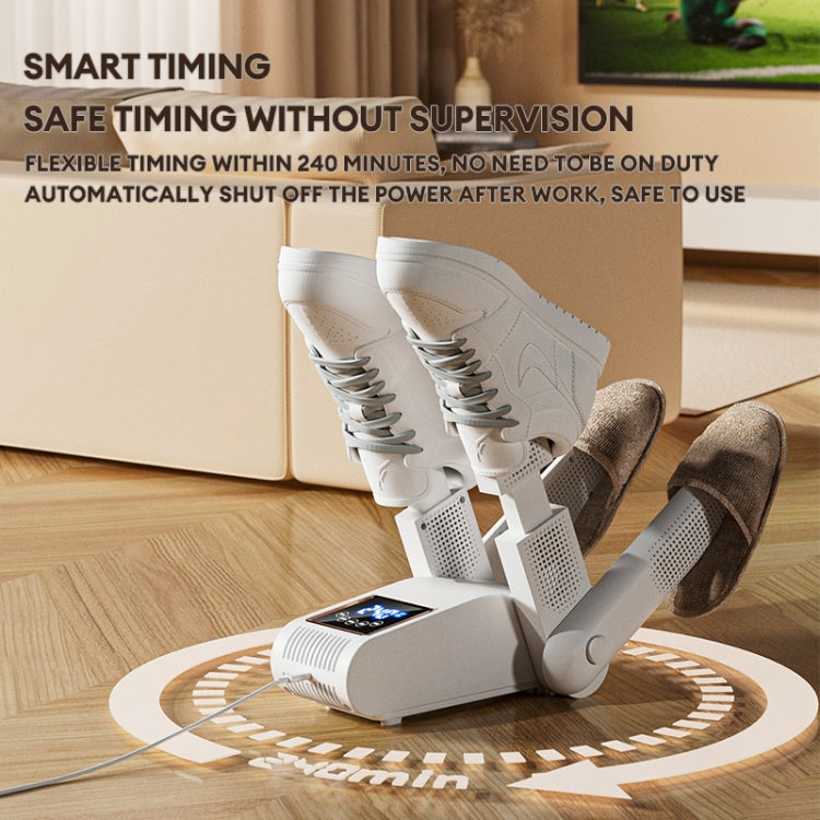 UV Antibacterial LED Touch Intelligent Constant Temperature Shoe Dryer, Spec: EU Plug(Green) by bashfashion