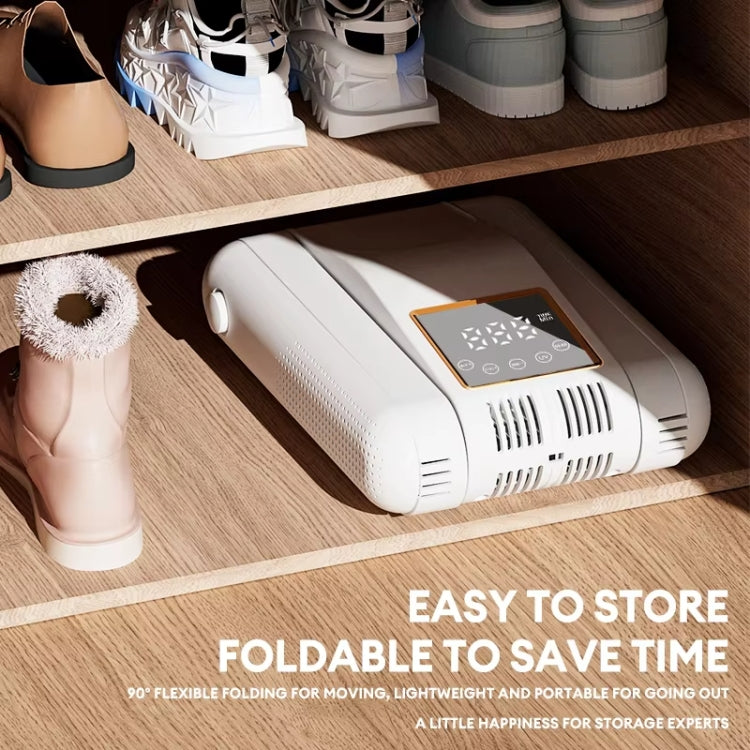 UV Antibacterial LED Touch Intelligent Constant Temperature Shoe Dryer, Spec: EU Plug(White) by bashfashion