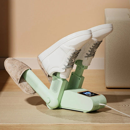 UV Antibacterial LED Touch Intelligent Constant Temperature Shoe Dryer, Spec: US Plug(Green) by bashfashion