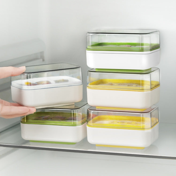 Mini Press Type Ice Cube Mold Food Silicone 6 Cubes Easy to Release Household Ice Lolly Making Box(Green) by bashfashion