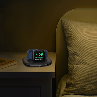 For Apple Watch AhaStyle PT126 Storage Folding Stand Plastic Charging Holder(Pink) by AhaStyle