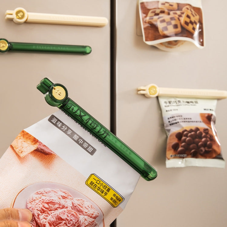 Multifunctional Sealing Clip Household Snacks Magnetic Sealing Clip Kitchen Food Freshness Moisture-proof Clamp(Green) by bashfashion