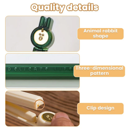 Multifunctional Sealing Clip Household Snacks Magnetic Sealing Clip Kitchen Food Freshness Moisture-proof Clamp(Green) by bashfashion