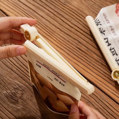 Multifunctional Sealing Clip Household Snacks Magnetic Sealing Clip Kitchen Food Freshness Moisture-proof Clamp(Beige) by bashfashion