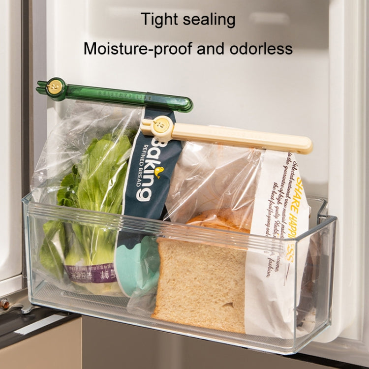 Multifunctional Sealing Clip Household Snacks Magnetic Sealing Clip Kitchen Food Freshness Moisture-proof Clamp(Green) by bashfashion