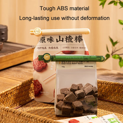 Multifunctional Sealing Clip Household Snacks Magnetic Sealing Clip Kitchen Food Freshness Moisture-proof Clamp(Beige) by bashfashion