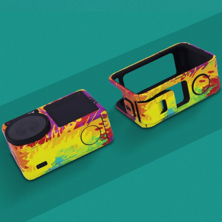 For DJI Action 4 Motion Camera Stickers All Inclusive Photo Frame Color Changing Stickers Accessories, Style: AC4-01 by bashfashion