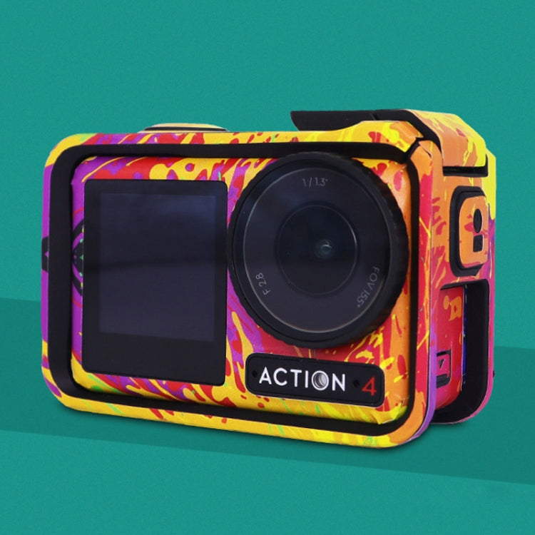 For DJI Action 4 Motion Camera Stickers All Inclusive Photo Frame Color Changing Stickers Accessories, Style: AC4-01 by bashfashion