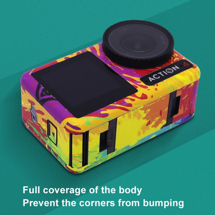 For DJI Action 4 Motion Camera Stickers All Inclusive Photo Frame Color Changing Stickers Accessories, Style: AC4-01 by bashfashion