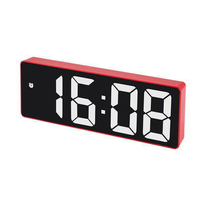 JX012 Multifunctional LED Electronic Clock Battery Plug-in Dual-purpose Bedside Alarm Clock(Red) by bashfashion