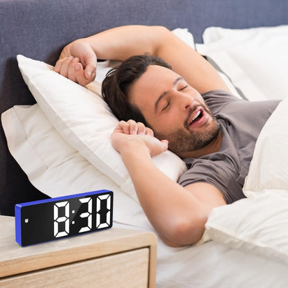 JX012 Multifunctional LED Electronic Clock Battery Plug-in Dual-purpose Bedside Alarm Clock(Green) by bashfashion