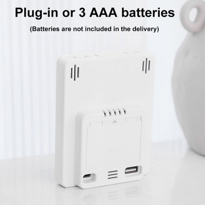 Multifunctional Temperature / Humidity Display Electronic Alarm Clock, Color: Green Black by bashfashion