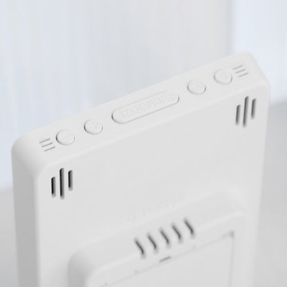 Multifunctional Temperature / Humidity Display Electronic Alarm Clock, Color: Green White by bashfashion