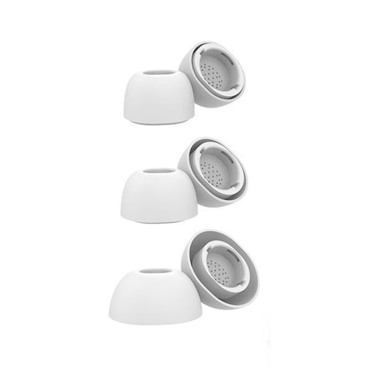 For Samsung Galaxy Buds3 Pro AhaStyle WG173 Earphone Silicone Earbuds, Size: S+M+L(White) by AhaStyle