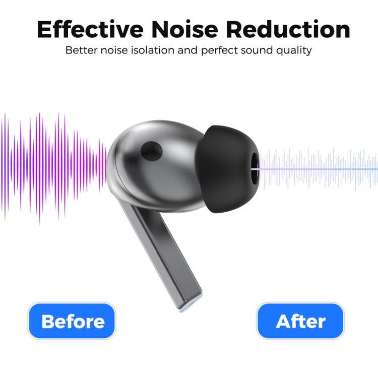 For Samsung Galaxy Buds3 Pro AhaStyle WG173 Earphone Silicone Earbuds, Size: M(White) by AhaStyle