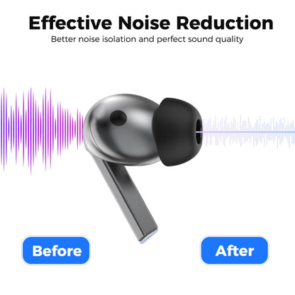 For Samsung Galaxy Buds3 Pro AhaStyle WG173 Earphone Silicone Earbuds, Size: M(White) by AhaStyle