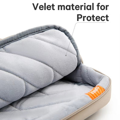 BANGE BG-6802 Laptop Bag Notebook Protective Case, Color: Khaki Large by BANGE