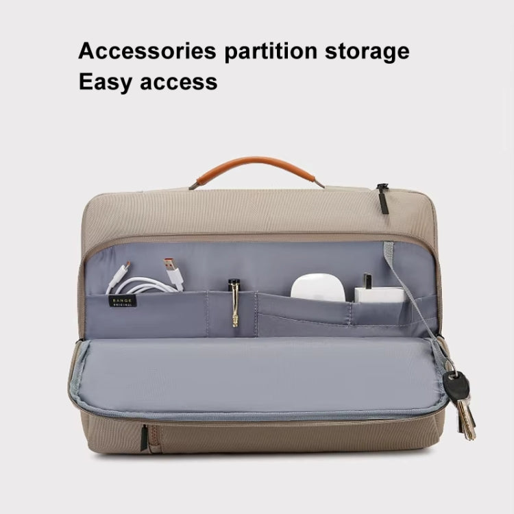 BANGE BG-6802 Laptop Bag Notebook Protective Case, Color: Black Small by BANGE