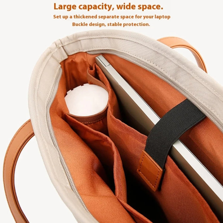 BANGE BG-6803 Ladies Commuter Tote Bag Digital Laptop Bag Large Capacity Handbag(Pink) by BANGE