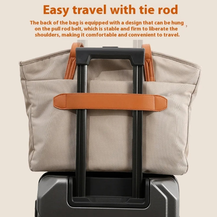 BANGE BG-6803 Ladies Commuter Tote Bag Digital Laptop Bag Large Capacity Handbag(Pink) by BANGE