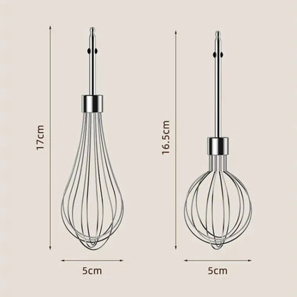 Rotary Folding Double-head Electric Home Egg Beater Fully Automatic Wireless Baking Mixer(Black) by bashfashion