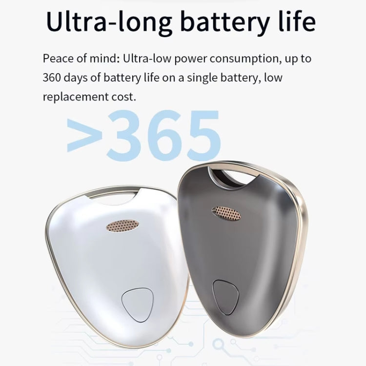 Smart Tracker Tag Anti-Lost Key Finder Works With Find My App(Silver) by bashfashion