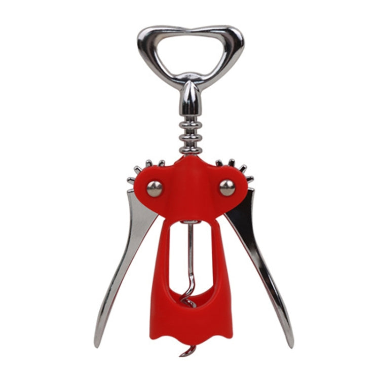 Wine Corkscrew Beer Opener Multifunctional Wine Opening Tool, Style: 249-Love Red by bashfashion