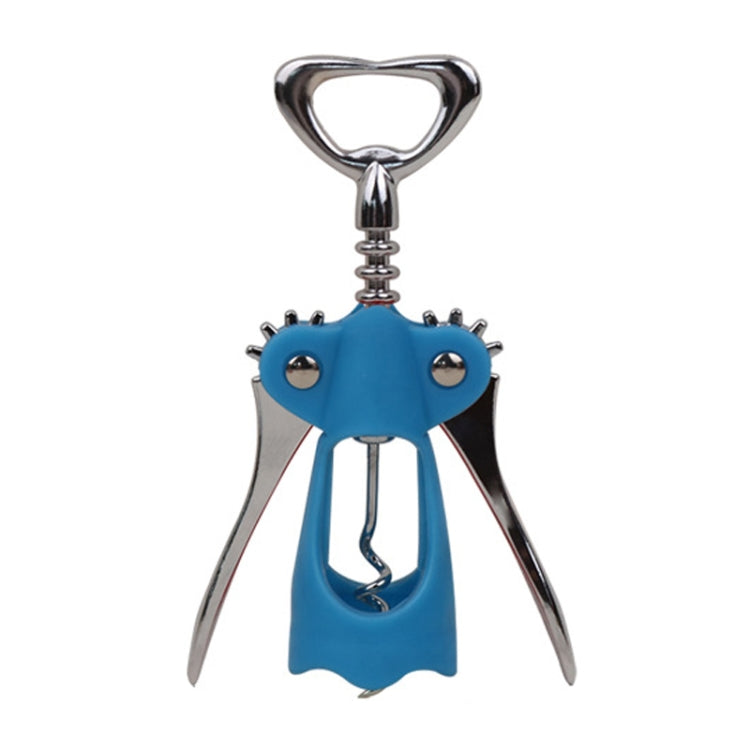 Wine Corkscrew Beer Opener Multifunctional Wine Opening Tool, Style: 249-Love Blue by bashfashion