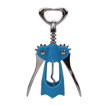 Wine Corkscrew Beer Opener Multifunctional Wine Opening Tool, Style: 249-Love Blue by bashfashion