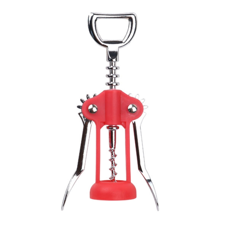 Wine Corkscrew Beer Opener Multifunctional Wine Opening Tool, Style: 448-Red by bashfashion