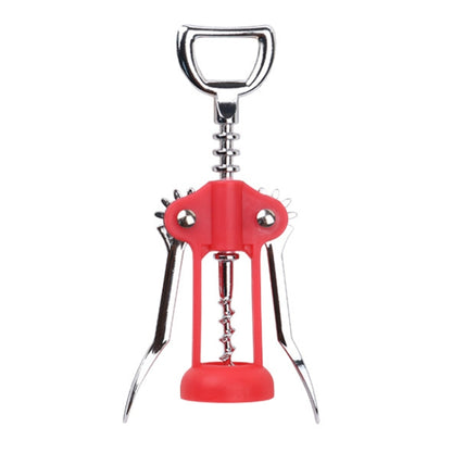 Wine Corkscrew Beer Opener Multifunctional Wine Opening Tool, Style: 448-Red by bashfashion